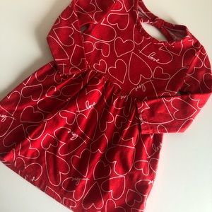 Carter’s Red Valentine’s Day Dress | 12 months